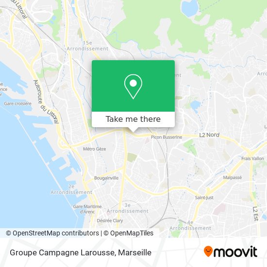 Mapa Groupe Campagne Larousse