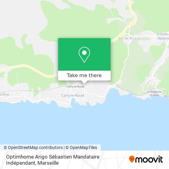 Optimhome Arigo Sébastien Mandataire Indépendant map