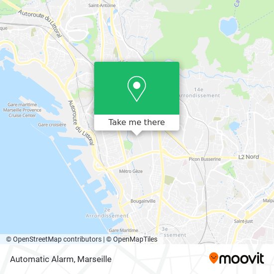 Automatic Alarm map