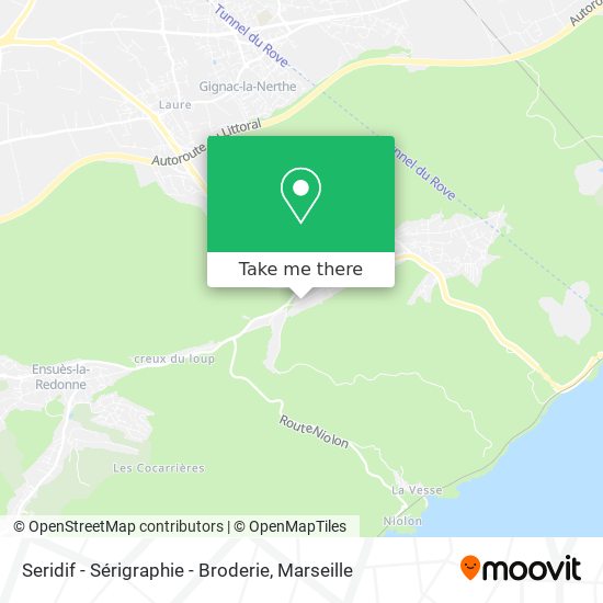Seridif - Sérigraphie - Broderie map