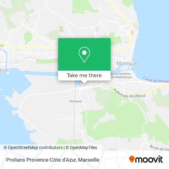 Prolians Provence-Côte d'Azur map