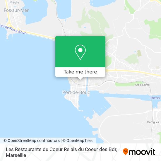 Les Restaurants du Coeur Relais du Coeur des Bdr map