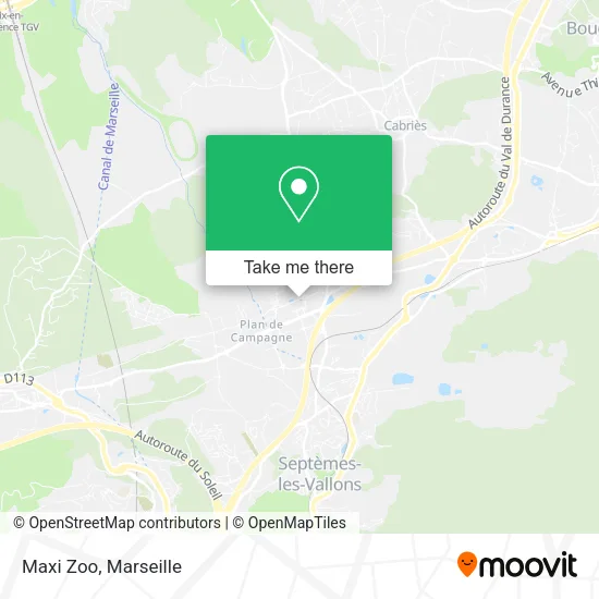 Maxi Zoo map