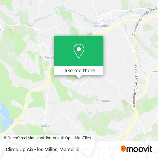 Climb Up Aix - les Milles map