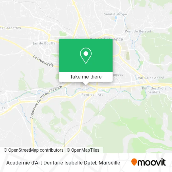 Académie d'Art Dentaire Isabelle Dutel map