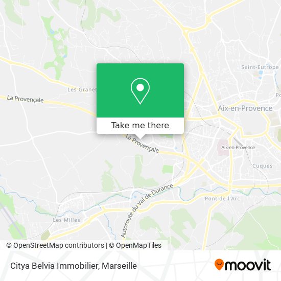 Citya Belvia Immobilier map