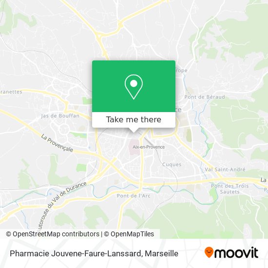 Mapa Pharmacie Jouvene-Faure-Lanssard