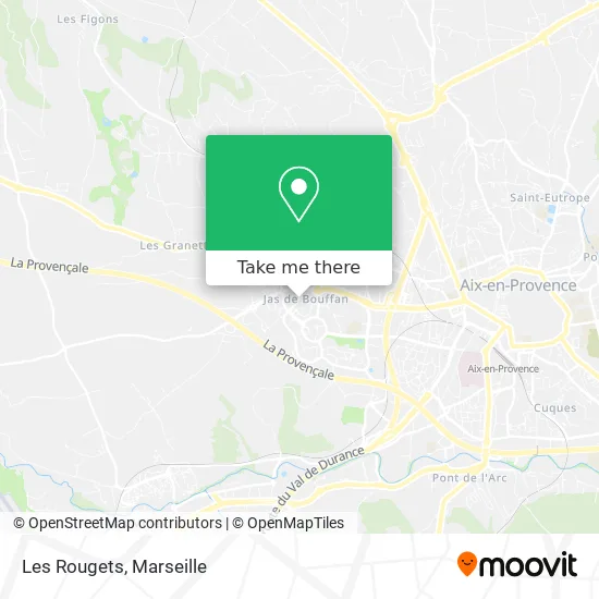 Les Rougets map