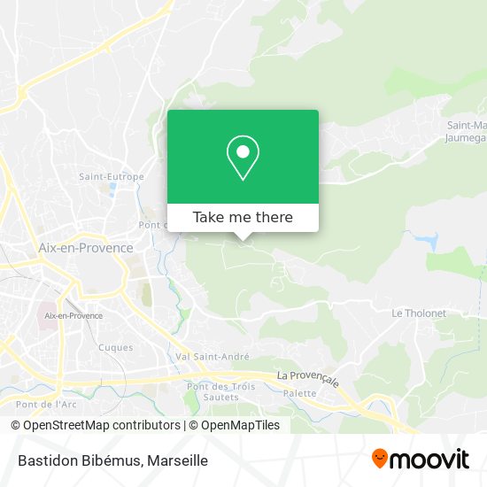 Bastidon Bibémus map