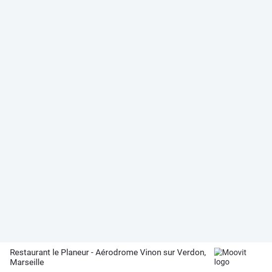 Restaurant le Planeur - Aérodrome Vinon sur Verdon map