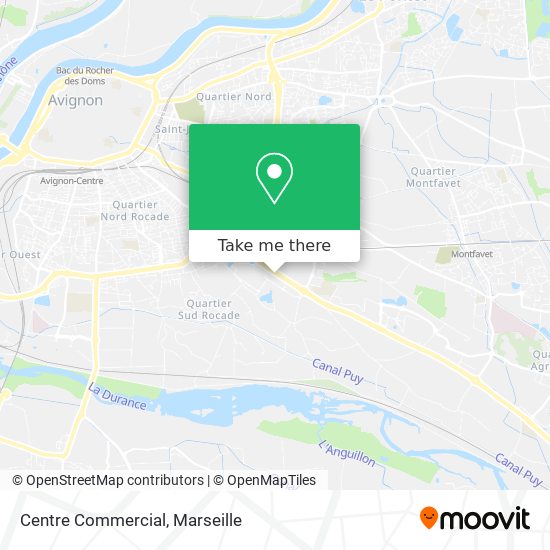 Centre Commercial map