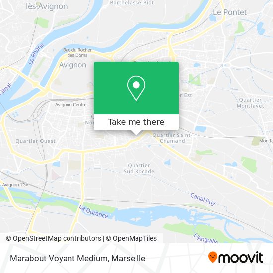 Marabout Voyant Medium map