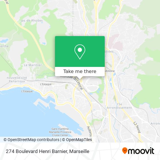 274 Boulevard Henri Barnier map