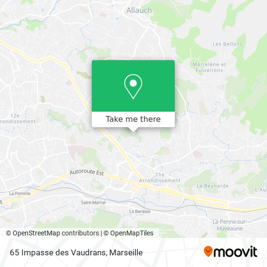 65 Impasse des Vaudrans map