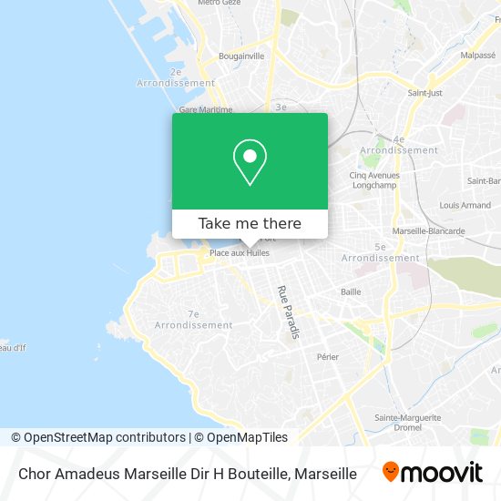 Chor Amadeus Marseille Dir H Bouteille map