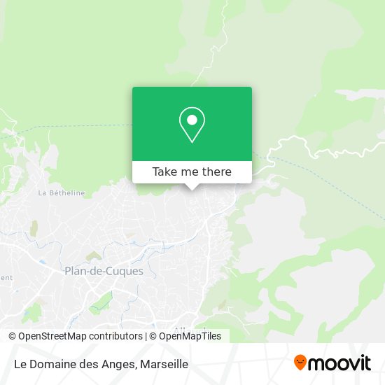 Le Domaine des Anges map