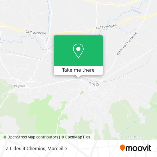 Z.I. des 4 Chemins map