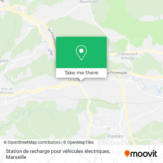 Station de recharge pour véhicules électriques map