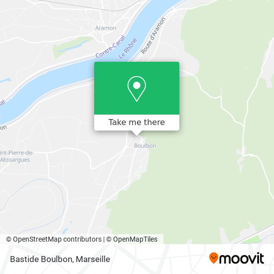 Bastide Boulbon map
