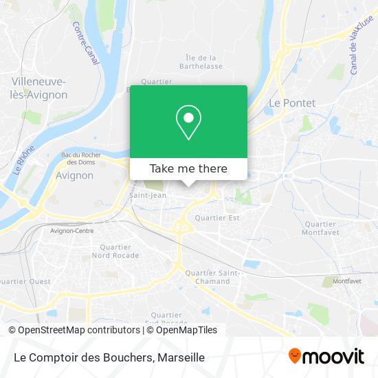 Le Comptoir des Bouchers map