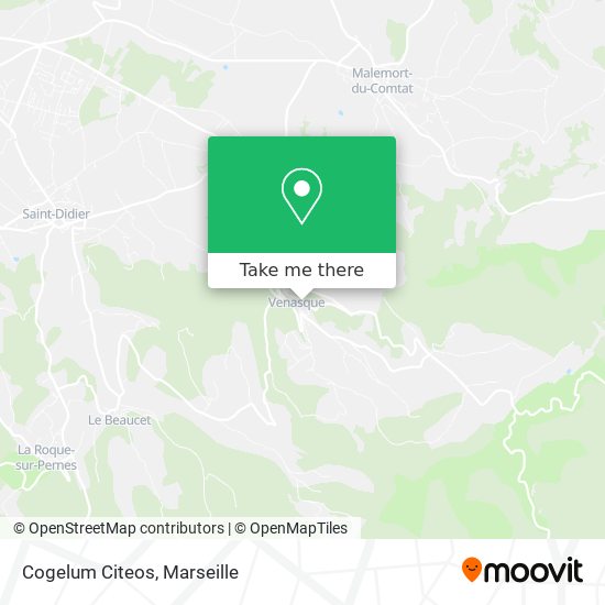 Cogelum Citeos map