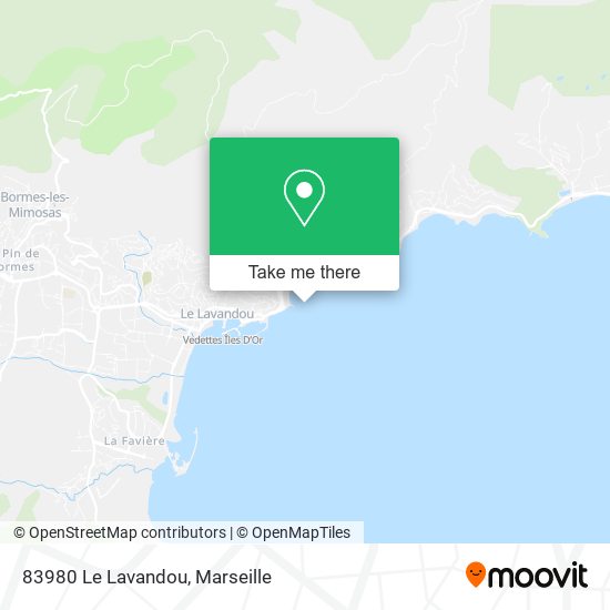 83980 Le Lavandou map