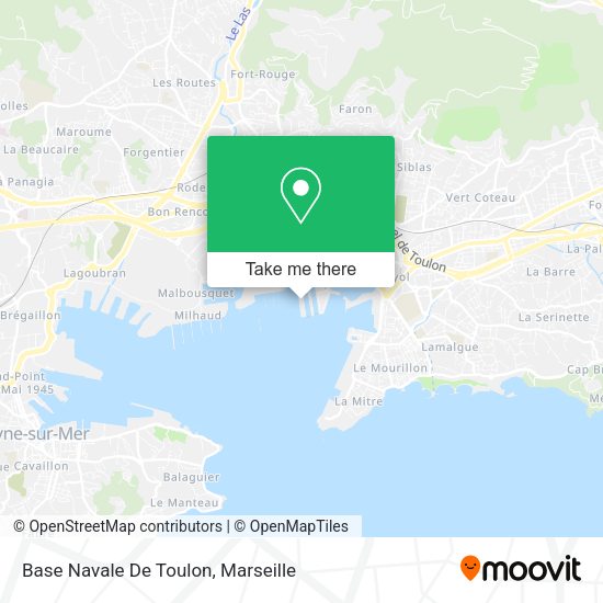 Base Navale De Toulon map