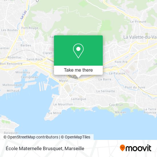 École Maternelle Brusquet map