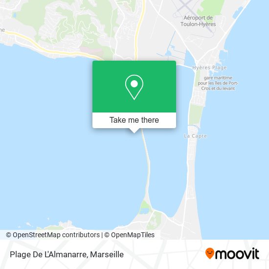 Plage De L'Almanarre map
