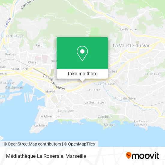 Médiathèque La Roseraie map