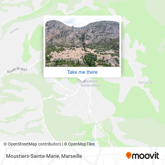 Moustiers-Sainte-Marie map