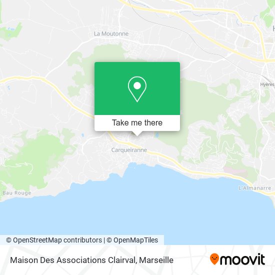 Maison Des Associations Clairval map