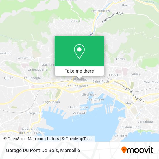 Garage Du Pont De Bois map
