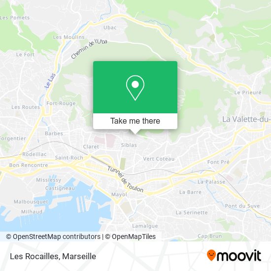 Les Rocailles map
