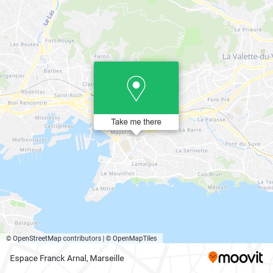 Espace Franck Arnal map