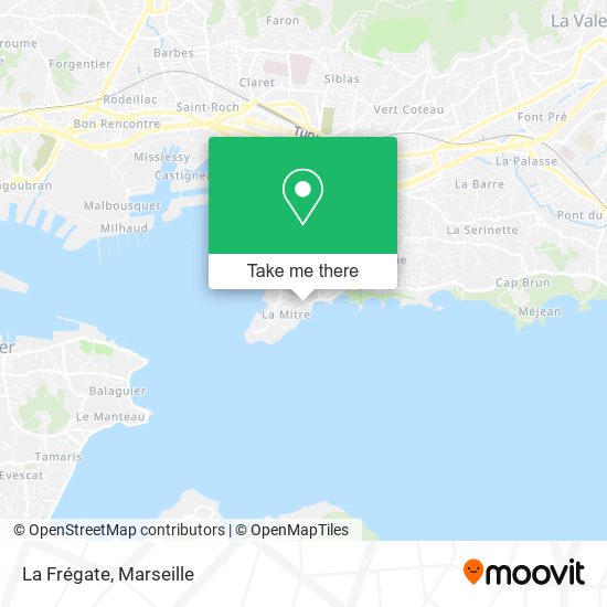 La Frégate map
