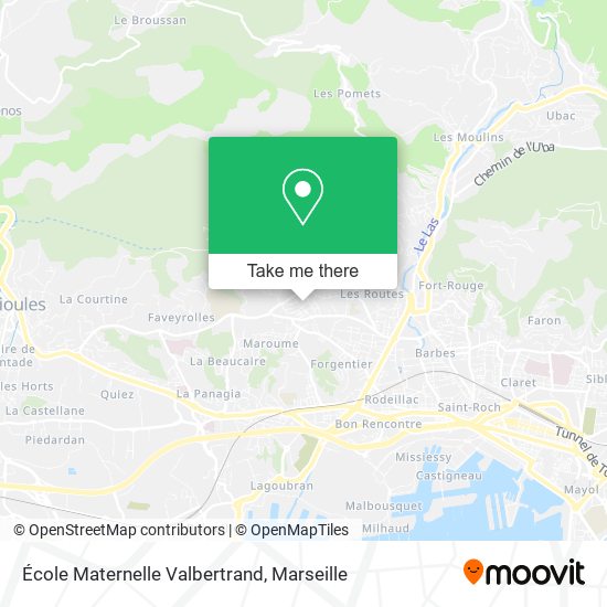 École Maternelle Valbertrand map