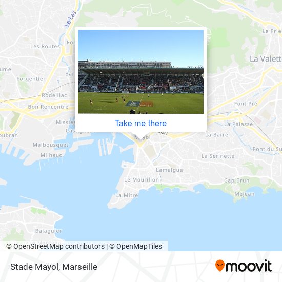 Stade Mayol map