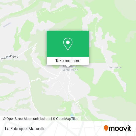 La Fabrique map