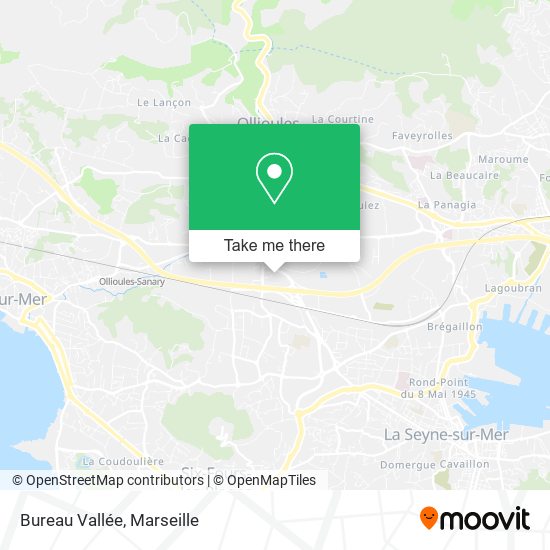 Bureau Vallée map