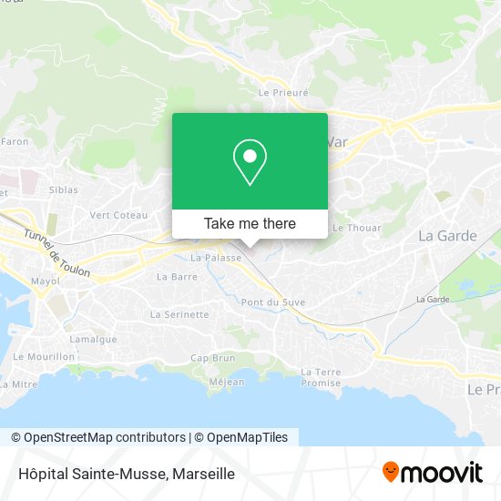 Hôpital Sainte-Musse map