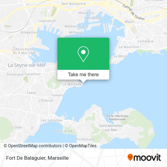 Fort De Balaguier map