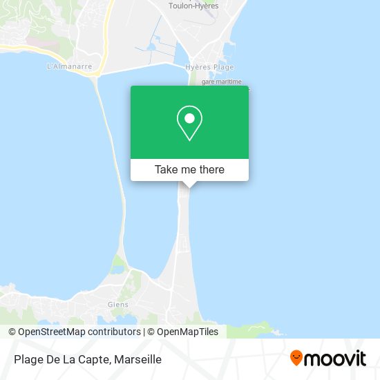 Plage De La Capte map