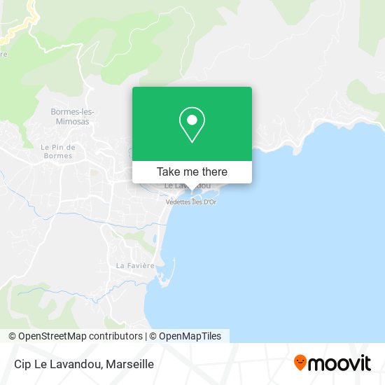 Cip Le Lavandou map