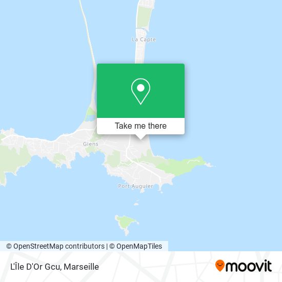 L'Île D'Or Gcu map