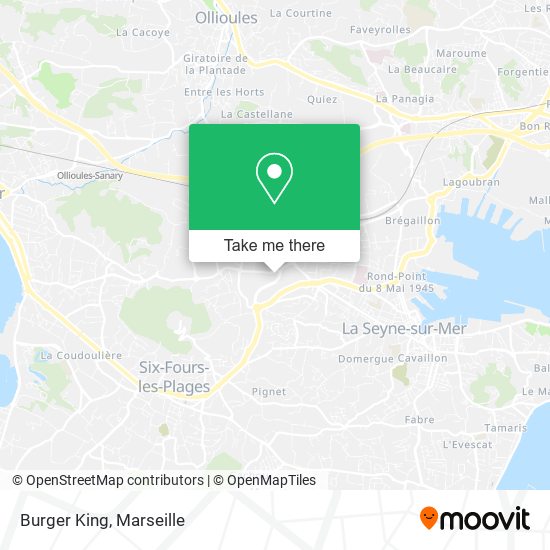 Burger King map