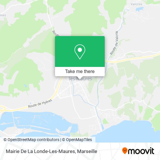 Mairie De La Londe-Les-Maures map