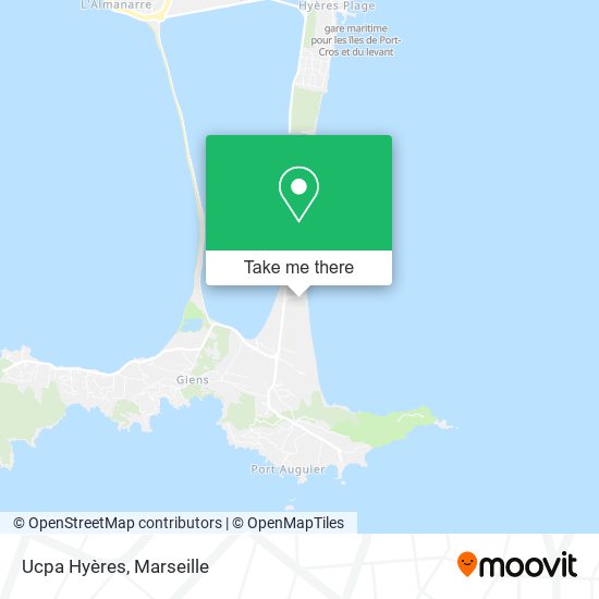 Ucpa Hyères map
