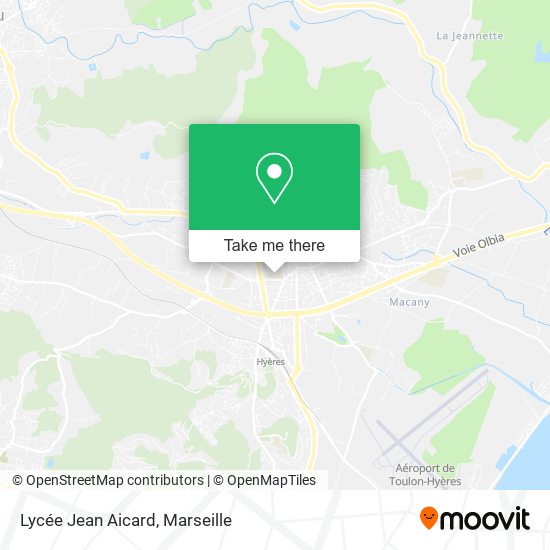 Lycée Jean Aicard map
