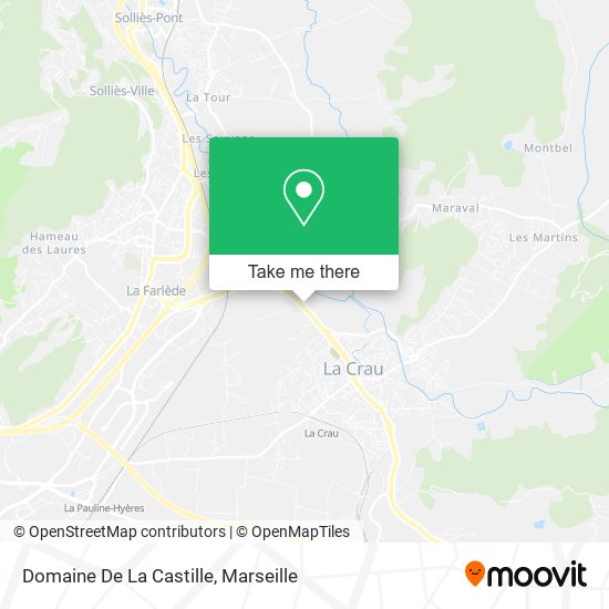 Domaine De La Castille map